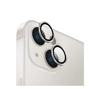   Uniq Optix Apple iPhone 14/14 Plus tempered glass kamera védő üvegfólia, ezüst