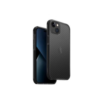   Uniq Combat Aramid Apple iPhone 14 Plus, szilikon tok, fekete