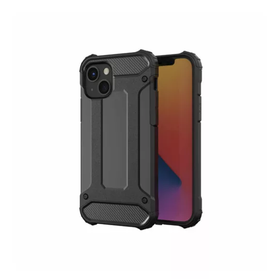 Forcell Armor hátlap tok, Apple iPhone 14 Pro Max, fekete