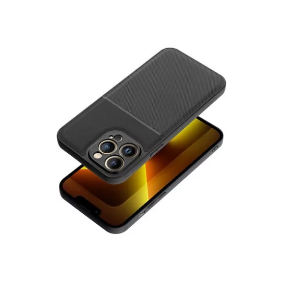Forcell Noble hátlap tok, Apple iPhone 14 Pro Max, fekete