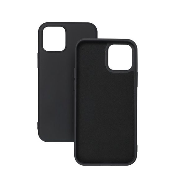 Forcell Szilikon LITE hátlap tok Apple iPhone 14, fekete