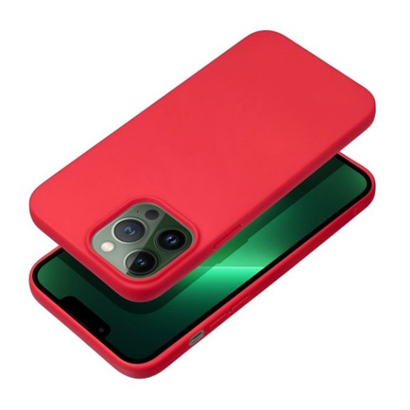 Forcell Soft szilikon hátlap tok Apple iPhone 14 Pro Max, piros