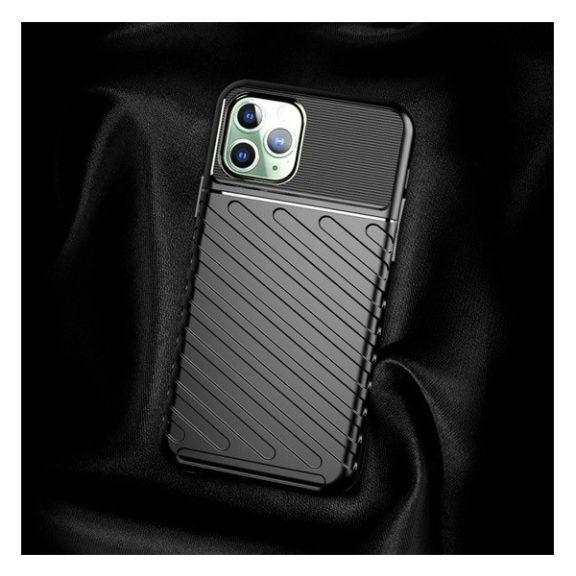 Forcell Thunder hátlap tok Apple iPhone 13 Pro, fekete