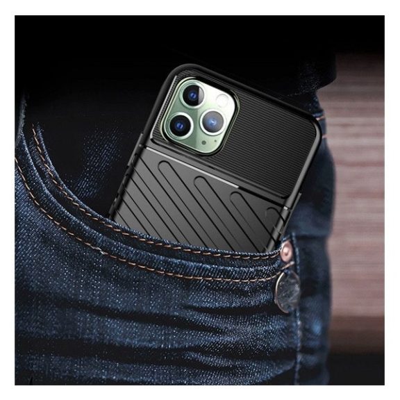 Forcell Thunder hátlap tok Apple iPhone 13 Pro, fekete