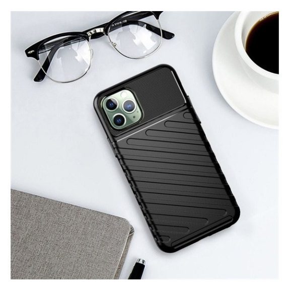 Forcell Thunder hátlap tok Apple iPhone 13 Pro, fekete