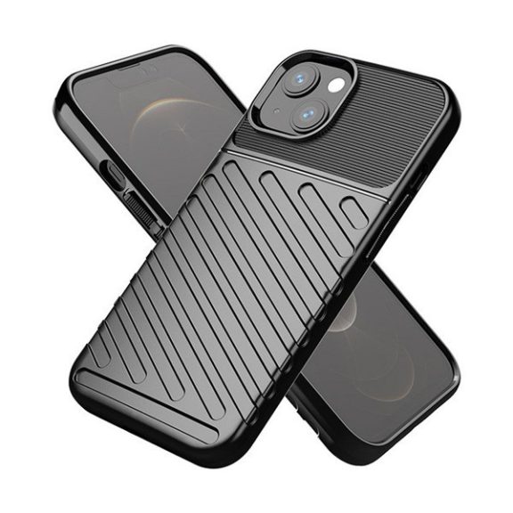 Forcell Thunder hátlap tok Apple iPhone 14 Plus, fekete