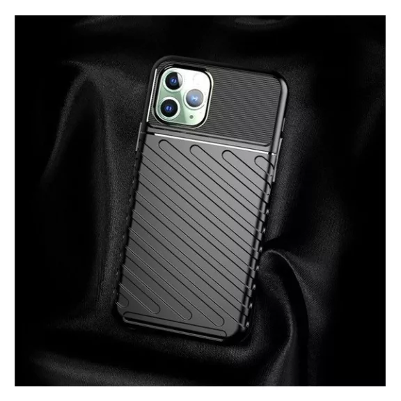 Forcell Thunder hátlap tok Apple iPhone 14 Pro, fekete