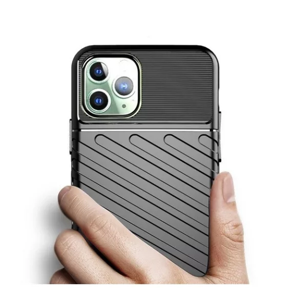 Forcell Thunder hátlap tok Apple iPhone 14 Pro, fekete