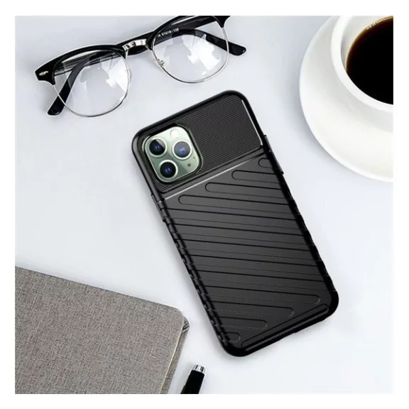 Forcell Thunder hátlap tok Apple iPhone 14 Pro, fekete