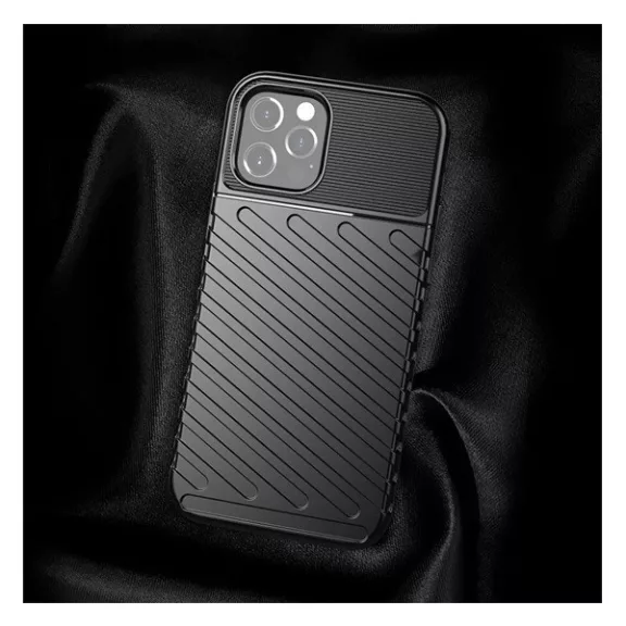 Forcell Thunder hátlap tok Samsung Galaxy A53 5G, fekete