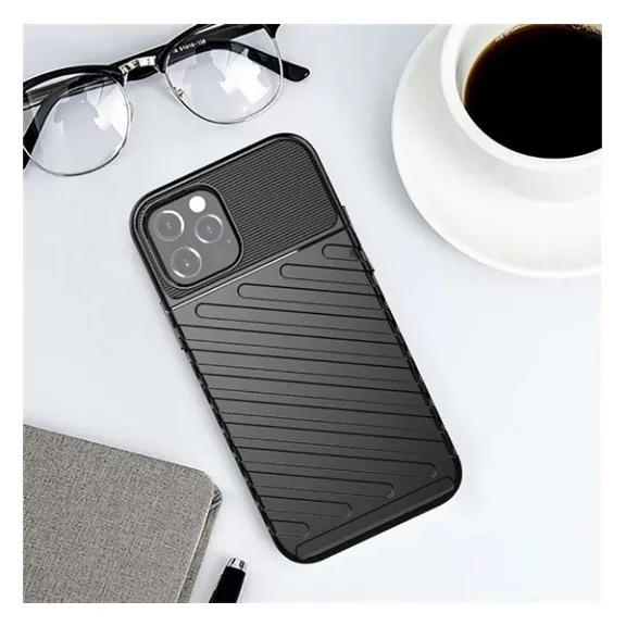 Forcell Thunder hátlap tok Samsung Galaxy A53 5G, fekete