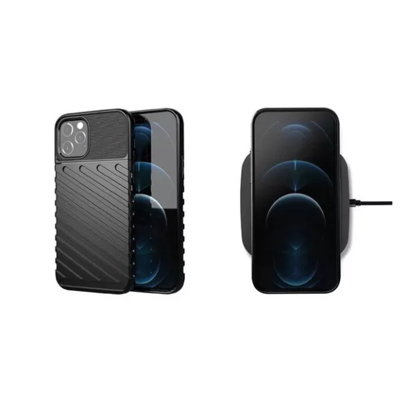 Forcell Thunder hátlap tok Samsung Galaxy A53 5G, fekete