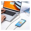 Baseus Dynamic USB / USB-C gyorstöltő töltő- és adatkábel, 100W, 1m, fehér