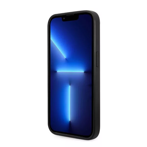 Guess 4G Stripe Apple iPhone 14 Pro Max szilikon hátlap tok, szürke