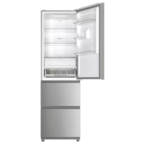 Haier HTR3518ENMX Alulfagyasztós hűtőszekrény Haier HTR3518ENMX Alulfagyasztós hűtőszekrény