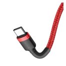 Baseus Cafule USB-C / USB-C töltő- és adatkábel, 60W, 1m, piros