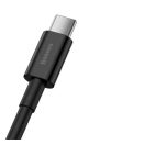 Baseus Superior USB / USB-C töltő- és adatkábel, 66W, 2m, fekete