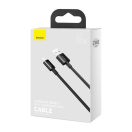 Baseus Superior USB / USB-C töltő- és adatkábel, 66W, 2m, fekete