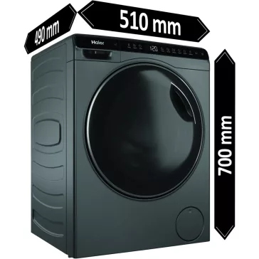 Haier HW50-BP12307GU1S Elöltöltős mosógép
