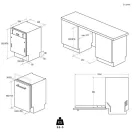 Candy CI1C7SB1FA1 Rapido' Beépíthető mosogatógép