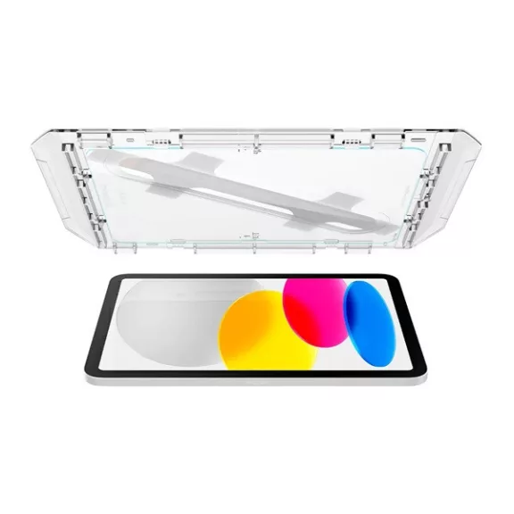 Spigen Glas.tR EZ Fit Apple iPad 10.9" 2022 / iPad 11" (2025) tempered kijelzővédő fólia felhelyező kerettel