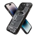 Spigen Ultra Hybrid Apple iPhone 14 Pro tok, Magsafe tok, Zero One tok, szürke