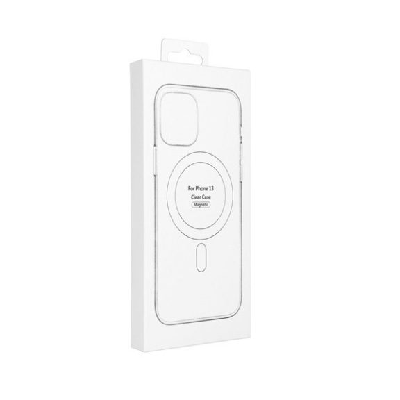 Magsafe szilikon tok Apple iPhone 14 Plus, átlátszó