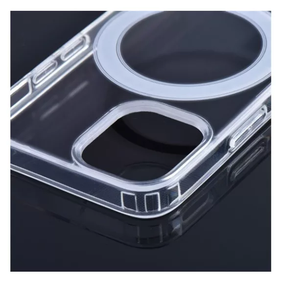 Magsafe szilikon tok Apple iPhone 14 Pro Max, átlátszó