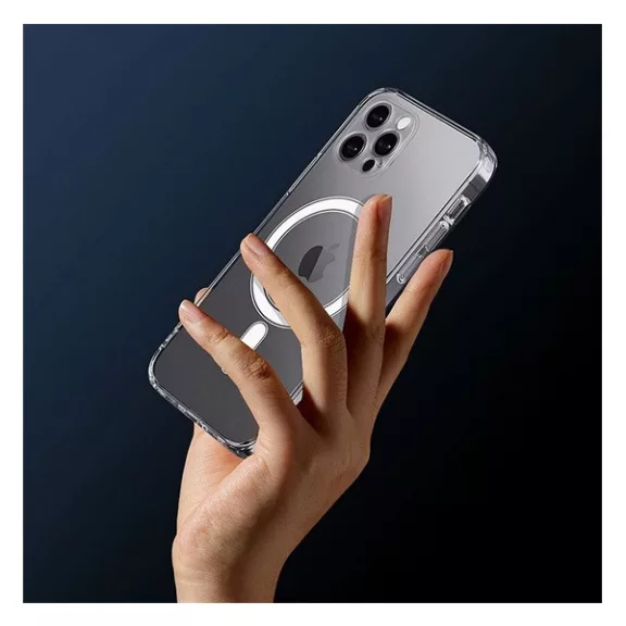 Magsafe szilikon tok Apple iPhone 14 Pro Max, átlátszó