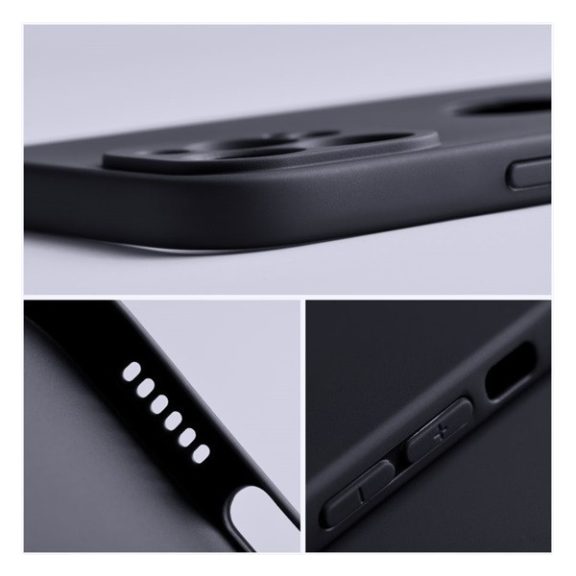 Forcell Soft szilikon hátlap tok Xiaomi 12 Lite, fekete