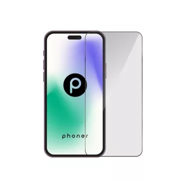   Phoner Master Clear Apple iPhone 14 Pro Tempered Glass kijelzővédő fólia felhelyező kerettel