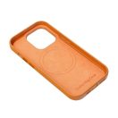 Magsafe műbőr tok Apple iPhone 14 Plus, narancssárga