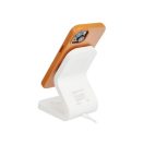 Magsafe műbőr tok Apple iPhone 14 Plus, narancssárga