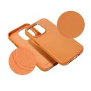 Magsafe műbőr tok Apple iPhone 14 Plus, narancssárga