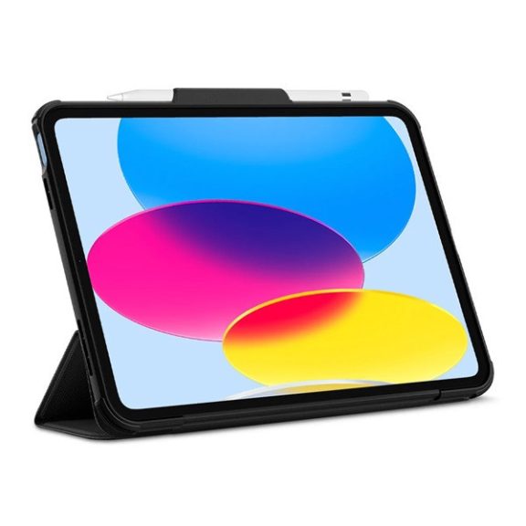 Spigen Rugged Armor Pro Apple iPad 10.9" (2022) / iPad 11" (2025) oldalra nyíló tok, fekete