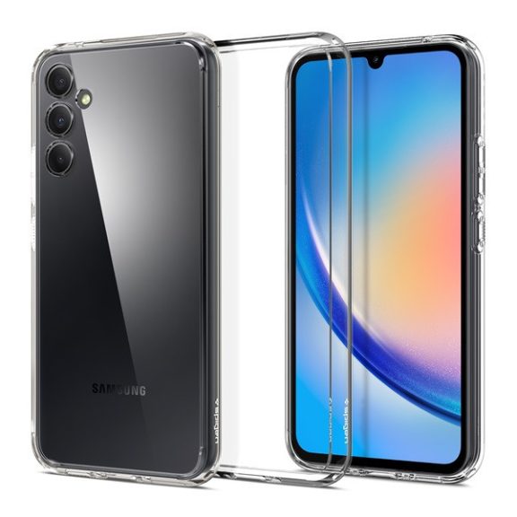Spigen Ultra Hybrid Samsung Galaxy A34 5G tok, Crystal Clear, átlátszó
