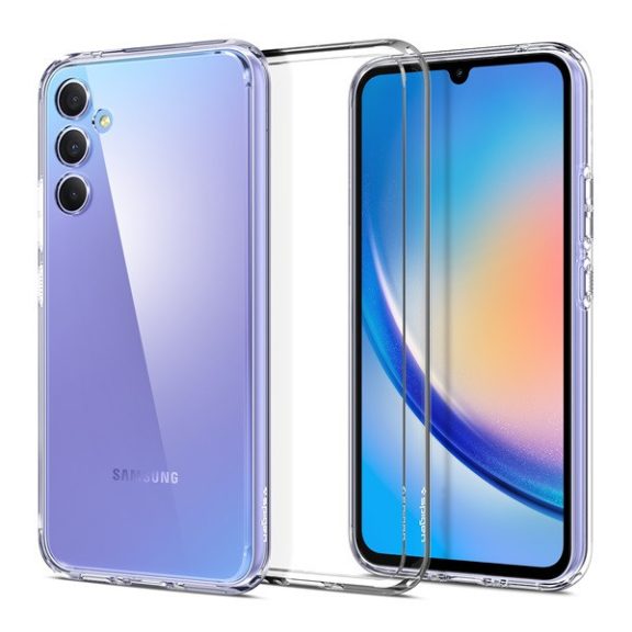 Spigen Ultra Hybrid Samsung Galaxy A34 5G tok, Crystal Clear, átlátszó