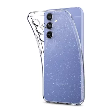   Spigen Liquid Crystal Glitter Samsung Galaxy A54 5G tok, Crystal Quartz, átlátszó