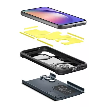   Spigen Tough Armor Samsung Galaxy A54 5G tok, Metal Slate, sötétkék, kék