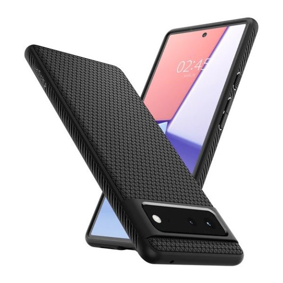Spigen Liquid Air Google Pixel 6 tok, Matte Black, fekete