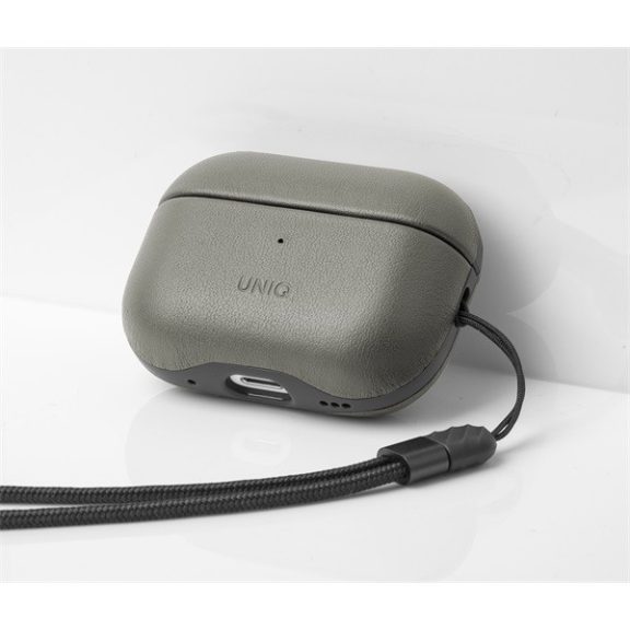 Uniq Terra Apple Airpods Pro 2 bőr tok, zöld