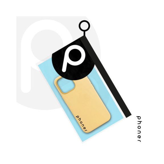 Phoner Apple iPhone 11 Pro szilikon tok, sárga