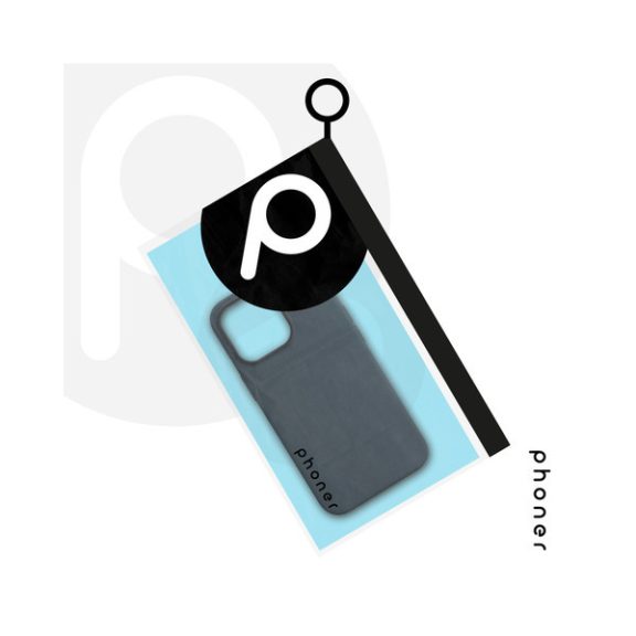 Phoner Apple iPhone 12 Pro Max szilikon tok, kék