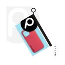 Phoner Apple iPhone 12 Pro Max szilikon tok, piros