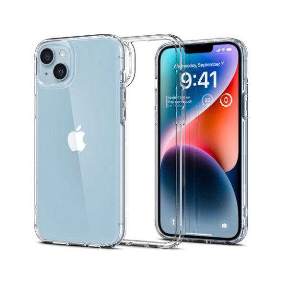 Phoner Apple iPhone 14 Plus szilikon tok, átlátszó