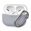 Phoner Simple Apple Airpods Pro szilikon tok akasztóval, szürke