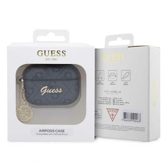 Guess 4G Charm Apple AirPods Pro 2 tok , fekete