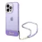 Guess Translucent Pearl Strap Apple iPhone 14 Pro hátlap tok , lila