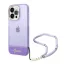 Guess Translucent Pearl Strap Apple iPhone 14 Pro hátlap tok , lila