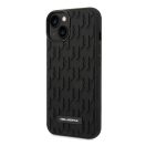 Karl Lagerfeld 3D Monogram Apple iPhone 14 Plus hátlap tok, fekete